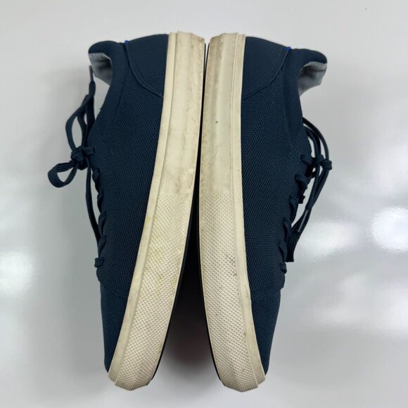 ROTHYS RS02 Classic Sneakers Unisex M12 W13.5 Navy Knit Lace Up Low Top Shoe - Picture 5 of 10